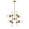 Z-Lite Calliope 8 Light Pendant, Foundry Brass & Clear 617-8FB - alternate 5
